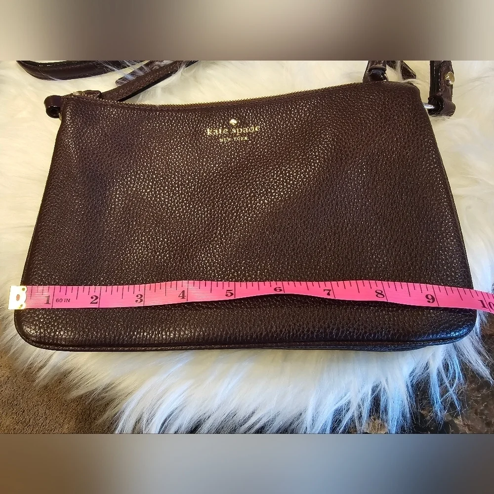 Kate Spade Triple Husset Cherrywood Crossbody Bag - Picture 7 of 11